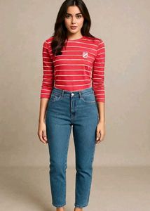 Striped Long Sleeve Sweatshirt