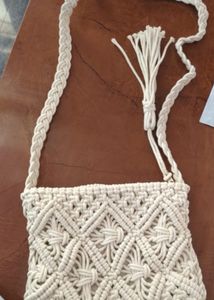Macrame Crossbody Bag