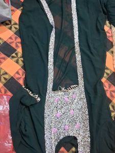 Embroidered Indowestern Dress