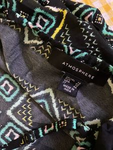 Atmosphere Patterned Mini Dress Size S