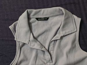 Cute Ribbed Tank Top