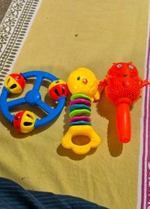 Pack Of 4 Kids Playing Toys