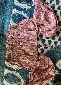 Floral Print Crop Top