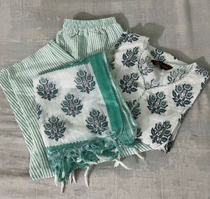 3pc Kurti Set𐙚