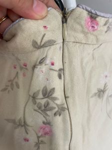 Chinese Collar Floral Sleeveless Top