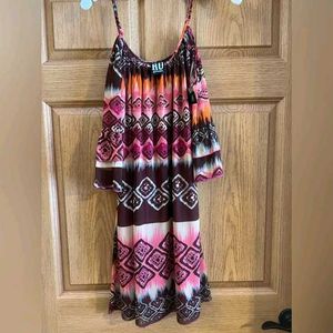 Y2k Boho Bell sleeve Dress