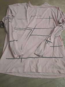 Pink Graphic Print Tee