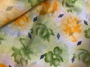 Floral Yellow Saree