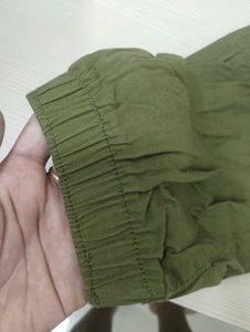 Olive green cargo pants