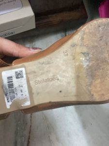 Tan Pointed Slingback Flats