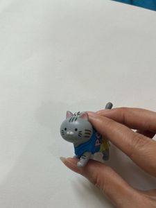 Popcorn Cat Keychain