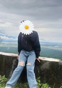 Ripped Wide Leg Jeans