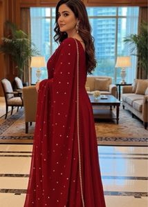 Elegant Maroon Kurta Set