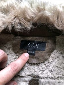 Suede Fur Biker Jacket