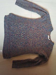Sweater For Women And Girls With Multi Colour Trea