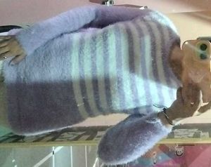 Striped Fuzzy Sweater🥹🥹💕💕💕💕🫶🏻
