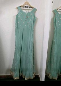 Elegant Green Ethnic Gown