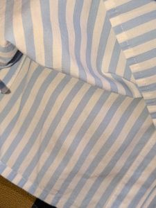 Striped Button-Up Shirt/ ITS fitted shirt for wome