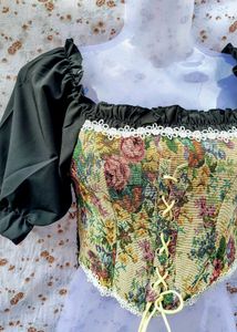 Vintage Retro Style Women Corset Top
