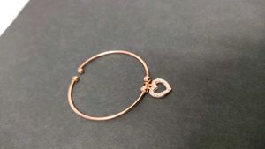 Heart Charm Bangle