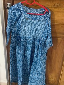 Blue Printed Kurti
