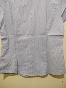 Mark And Spencer Blue White Striped Formal Shirt