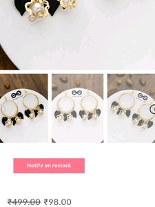 GOLDEN PEARL DANGLER EARRINGS