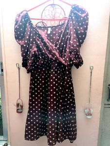 Polka Dot Mini Dress