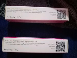 Myglamm Lit Creamy Matte Lipstick Peck Of 2