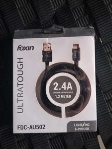 Foxin Lightning 8 Pin Usb Cable 1.2 Meters
