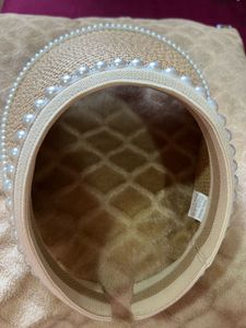 Pearl Embellished Visor- Never Used