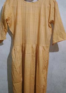 Yellow Embroidered Dress