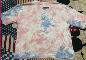 PINK &amp; BLUE TIE DYE T-SHIRT