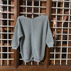 Grey Shiny Top For Party