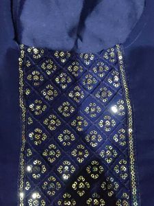 Elegant Navy Blue Kurta