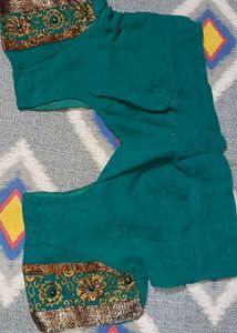 Green Heavy Saree