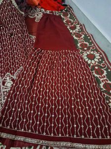 Heavy Party Wear Sharar Dress
