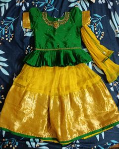 Yellow Sharara Pants