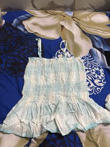 Cute Blue & White Top