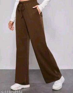 Brown Wide Leg Lounge Pants