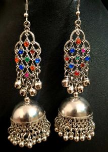 Silver Jhumka