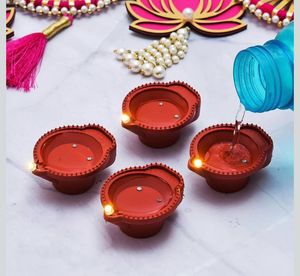 Diwali Sensor Diya 3 packet 1 pakect 6 diye pis