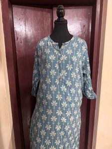 Floral Print Kurta