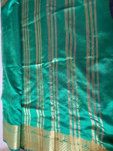 Green Cotton Saree
