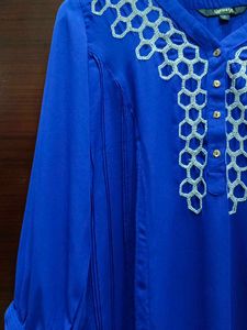 Bright Blue Kurti.