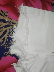 White Shorts Made In Korea