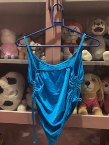 Blue One Piece Swimsuit/ Bodysuit