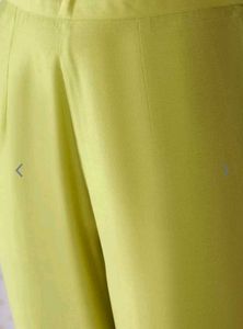 Embroidery Salwar Suit Set (Neon Green)