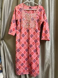 Pink Kurta