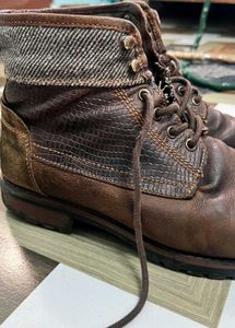 Vintage Genuine Leather Boots